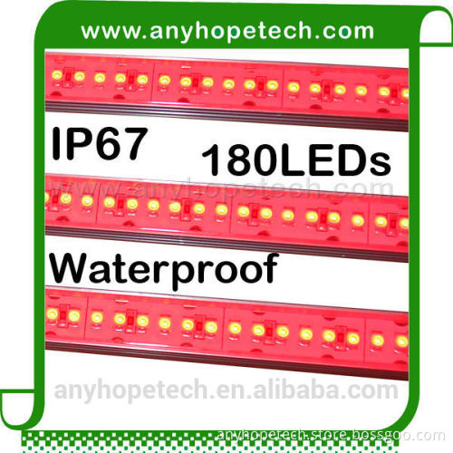 High heat dissipation factory price IP67 waterproof dmx led light bar
